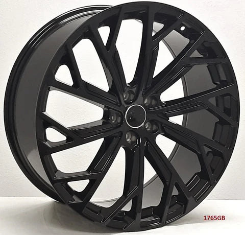 21" Gloss Black Wheels Fits Audi A5 S5 A6 S6 A7 S7 A8 S8 Q5 SQ5 RS3 RS5 RS7 QUATTRO